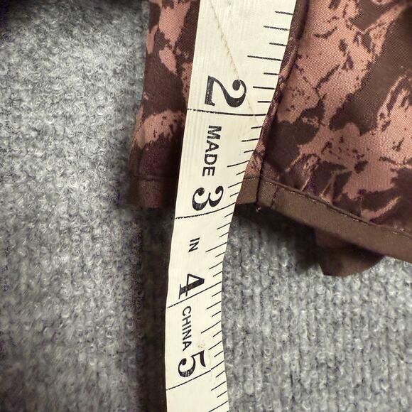 New Nike Size Small Tempo Printed Running Shorts Brown Elastic Waist Activewear - Picture 7 of 8